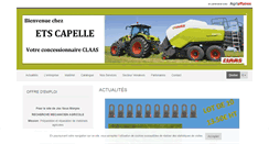 Desktop Screenshot of capelle-agri.com